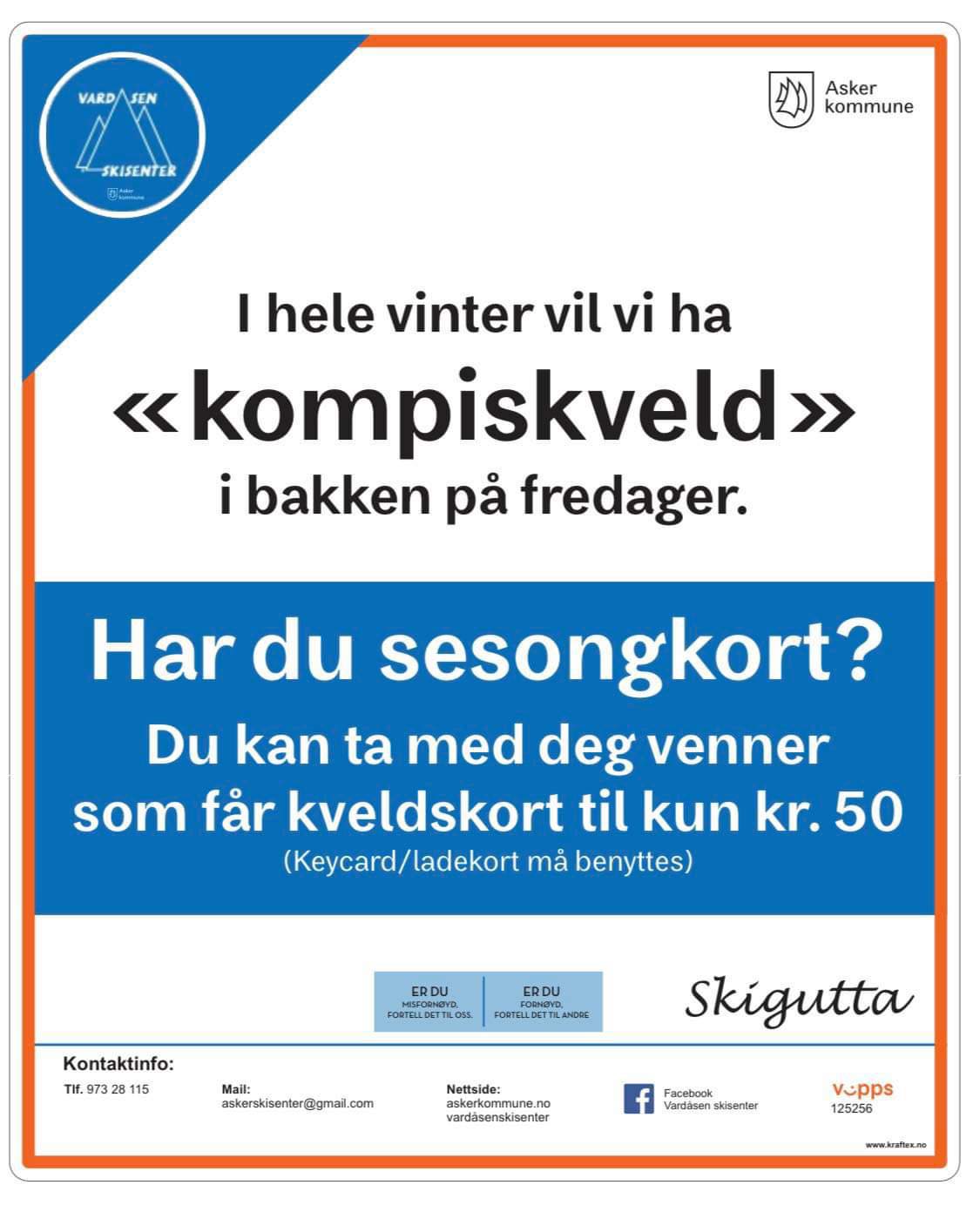 Plakat av Kompiskveld