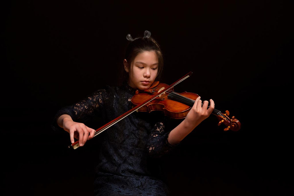 Fiolinundervisning på Asker kulturskole